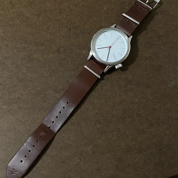 Leather strap komono watch - Picture 2 of 2